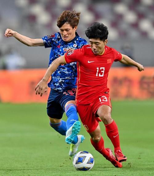 中国 vs 日本 足球