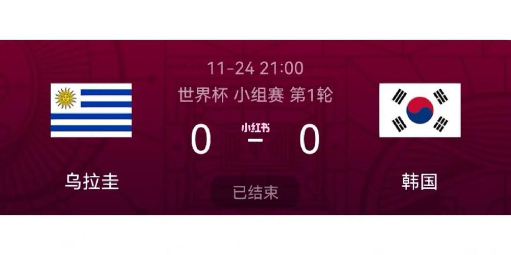 乌拉圭0-0韩国赔率